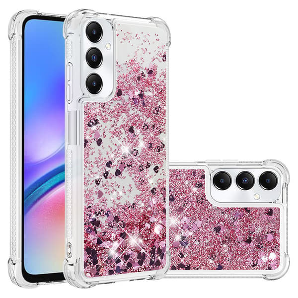 Xiaomi Redmi Note 8 Mobilskal, Glitter, Transparent Kristall, TPU Silikonskyddsfodral - Roséguld