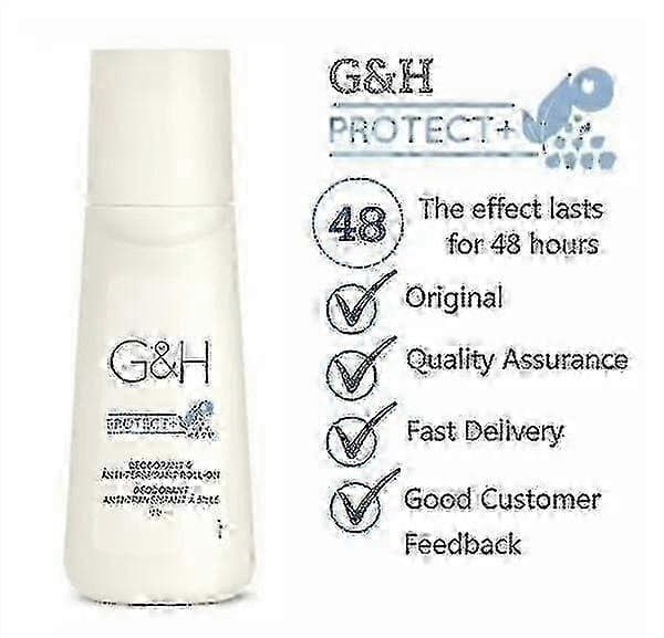 25-26 x 3 flaskor Gh Protect+ Deodorant Roll-On, 100 ml vardera.