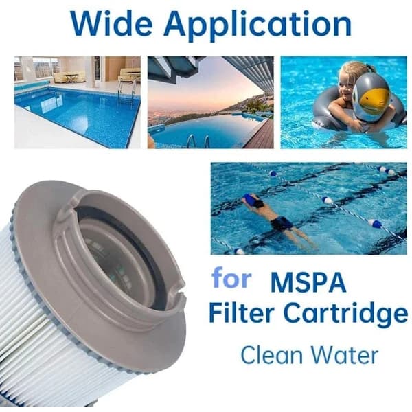 INF Poolfiltre, kompatible med MSPA oppustelig pool FD2089, 4-pak - Perfekt