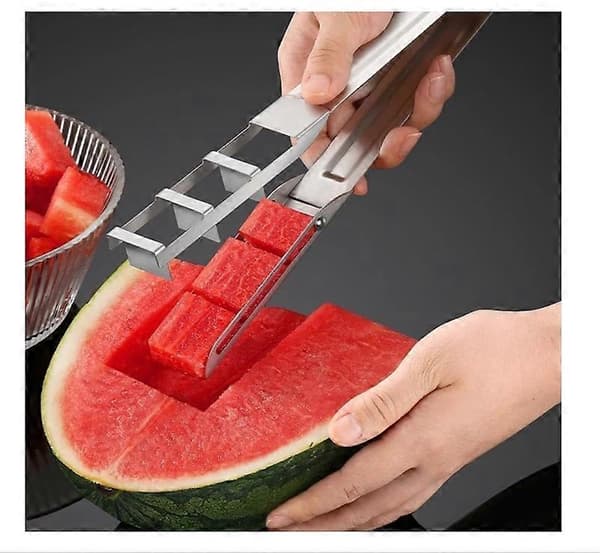 Ny vannmelonkutter i rustfritt stål, kjøkkenredskap