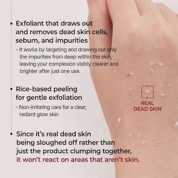 Dr.Melaxin PEEL SHOT GLOW EXFOLIANT RICE AMPOULE (HVID RIS/SORT RIS) 80ml Hvid Hvid White