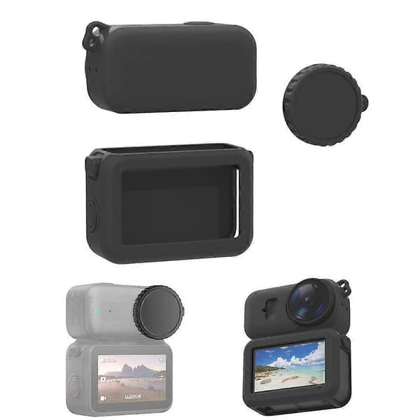 Sort beskyttende silikoneetui black