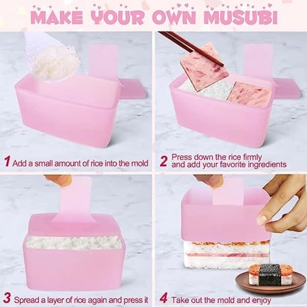Onigiri-form, 3-pakning risform, klassisk trekantet risbolleform sushiform