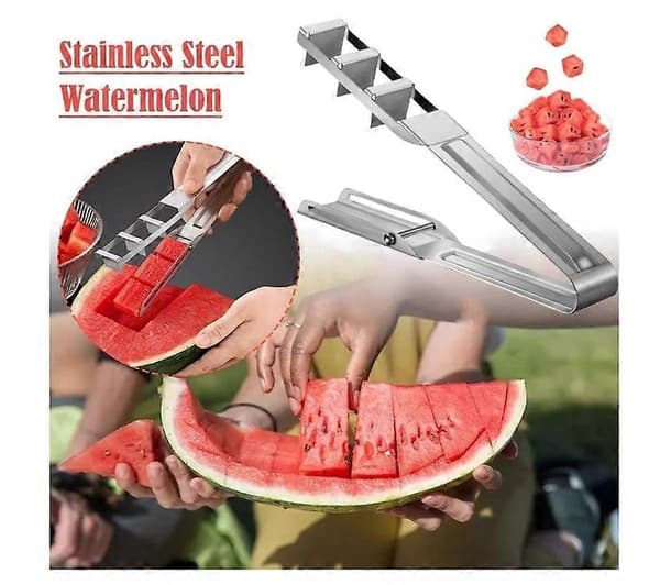 Ny vannmelonkutter i rustfritt stål, kjøkkenredskap