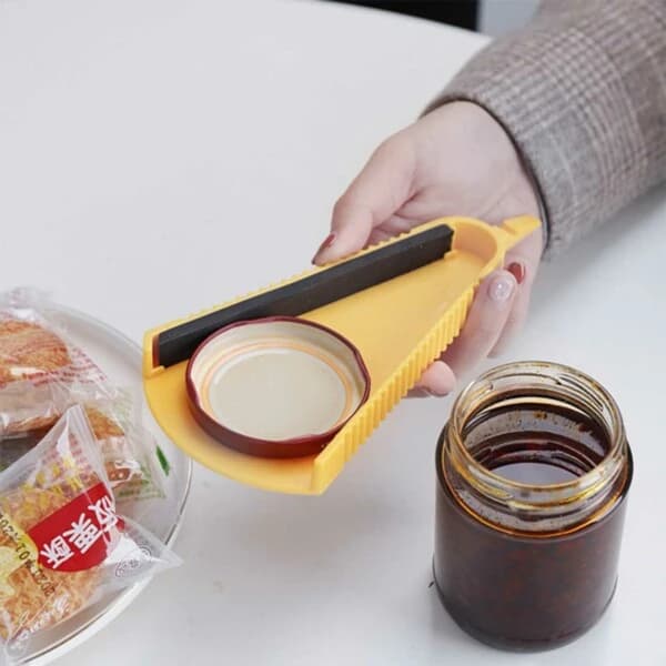 Boksåpner - for skrukorker, bokser og flasker. Hvit.