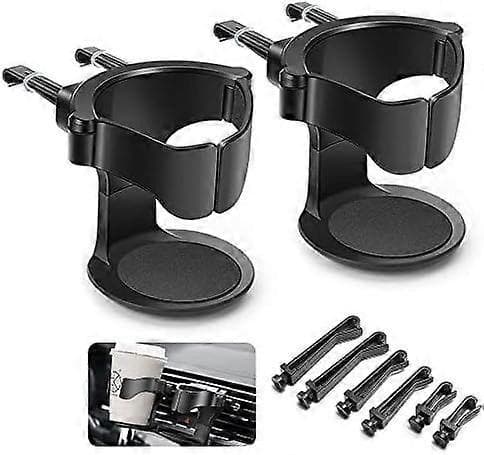Bil dryckeshållare, 2-pack bilmugghållare, universell burkdryckeshållare