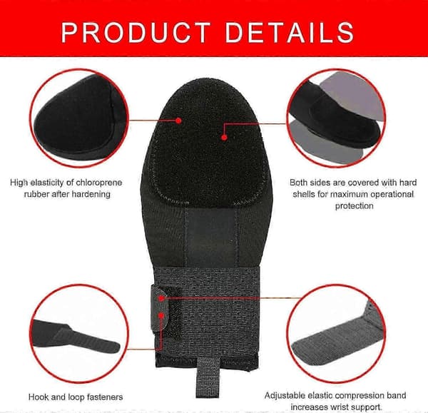 Softball base slide handske med elastisk kompressionsbånd, velegnet til ungdoms- og voksenbaseball base slide tilbehør, lavet af slidstærkt materiale.