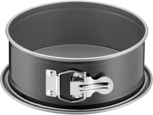 Mini springformpanna, 20 cm rund platt bakform, non-stick, 1/2 receptportion, läckagesäker.