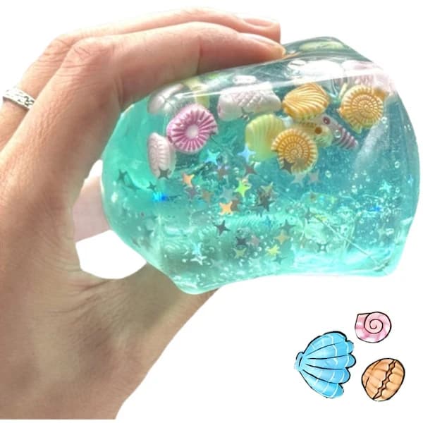 Ice Cube Squishy Squeeze Toy, Højelastisk Sensorisk Stressbold, Langsomt Stigende Fidget Legetøj til Stresslindring og Blød Afslappende Følelse 1 pc