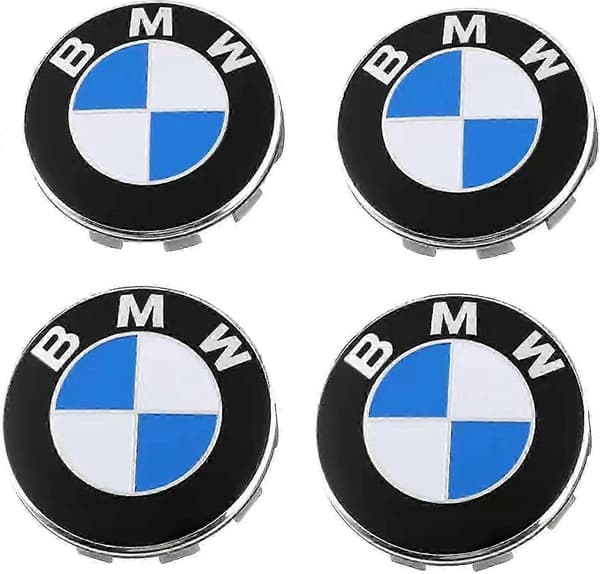4 stk. Auto BMW senterkopper 68 mm