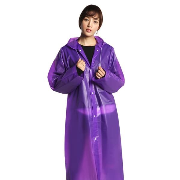 Regnfrakker (2-pak) - Unisex EVA regnfrakker, genanvendelige.