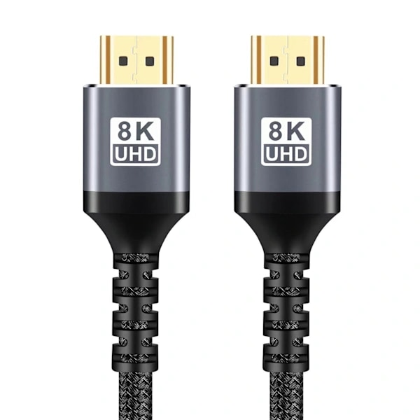 2.1 HDMI-kabel, stöder 8K 60Hz / 4K 120Hz, 1 meter x 1 meter
