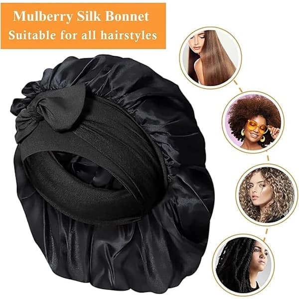 100% Mulberry Silke Sovehette – For en Luksuriøs Soveopplevelse Pink03