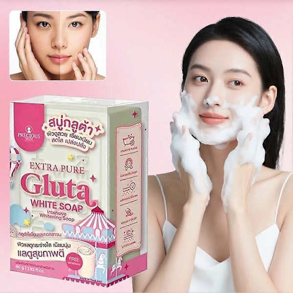Extra Pure Gluta White Tvål Kroppsvård Kroppstvätt Glutation Komfort Hud