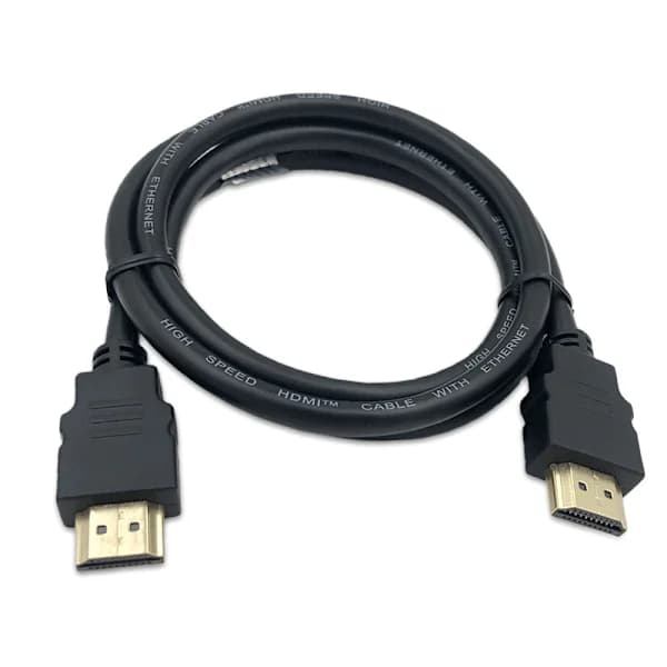 HDMI 4K 60Hz HDMI 2.0-kabel, sort, 1 meter