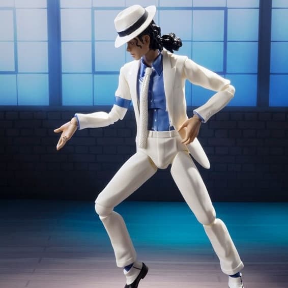 Michael Jackson Smooth Criminal Moonwalking Actionfigur Leksak; Michael Jackson MJ Thriller Ledbar Julklapp