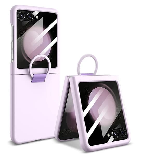 Samsung Z Flip6/FLIP7 FE mobildeksel, sammenleggbart mobildeksel light purple