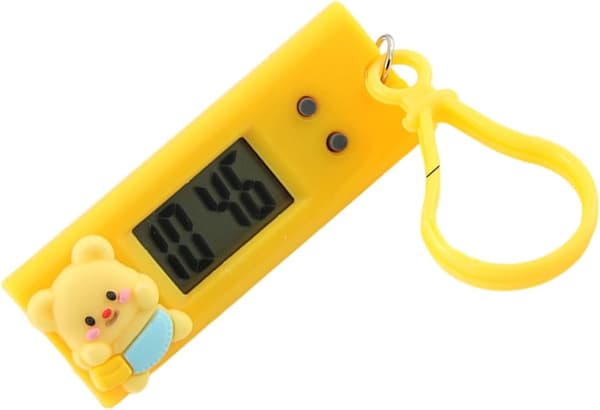 Denna bärbara mini-väggklocka för barn är lätt att bära, lätt att läsa, säker, rolig