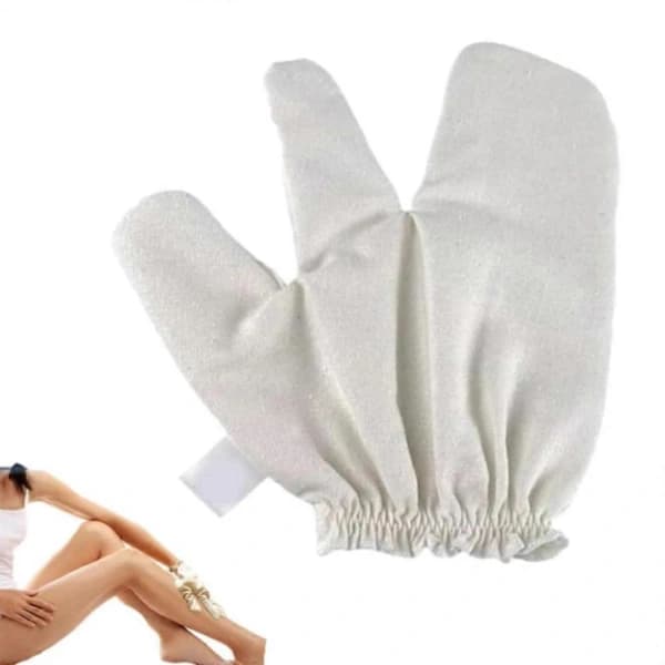 Garshana Handsker Rå Silke Massagehandsker Ayurvedisk Massage Et Par