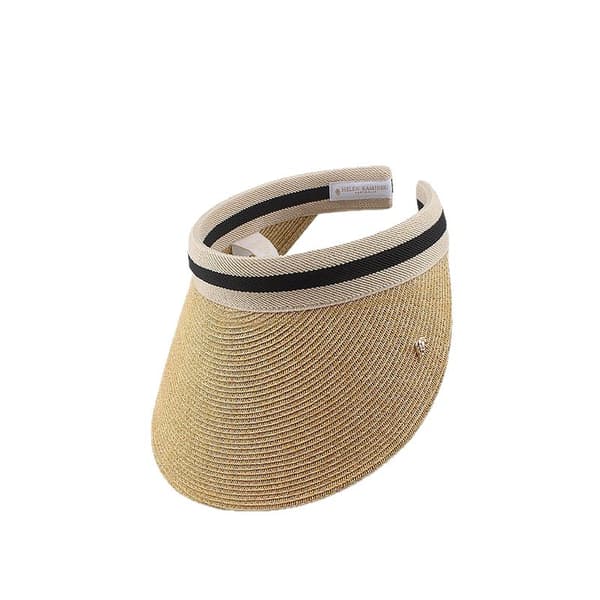 Dame sommerhatt med bred brem, brun