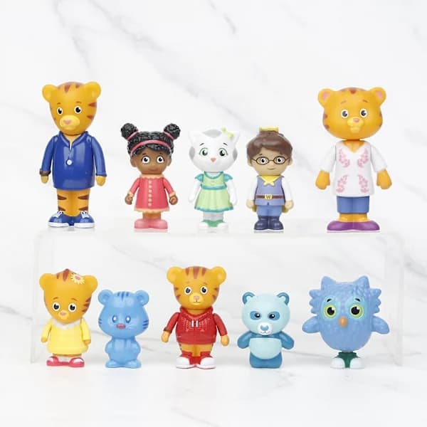 Daniel Tigers kvarter Vänner & Familj Figurset (10-pack)
