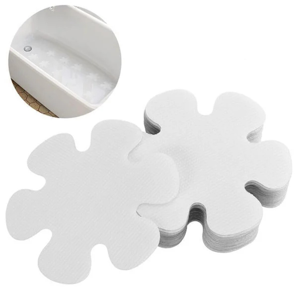 Halkfria mattor för dusch och badkar (10-pack)