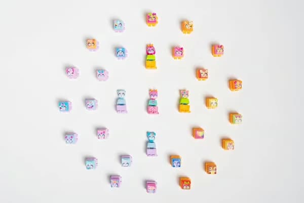 Goliath - CLICKEEZ Multipack Series 5 Söpöt avaimenperäpuristuslelut - Stressinpoistoavaimenperälelut - Sensoriset ASMR-efektilelut