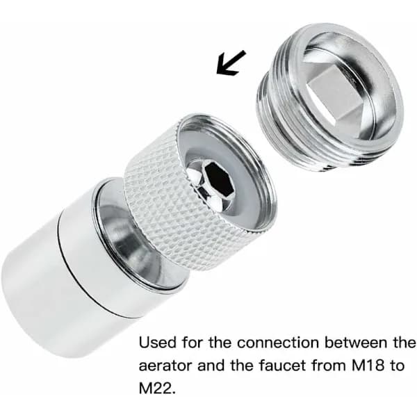 5 st kranadapter - [K-typ] 22 mm till 18 mm