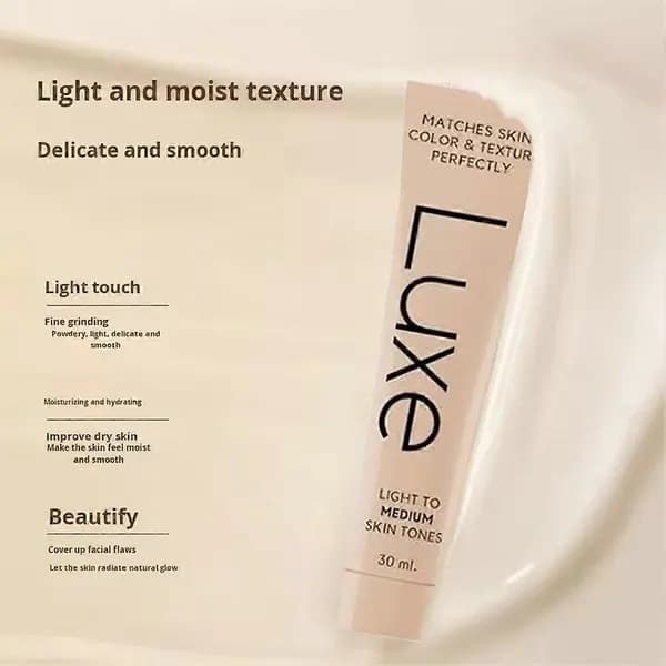 Luxe Perfekt Matchar Hudton & Textur 30ml Färgskiftande Foundation Medium
