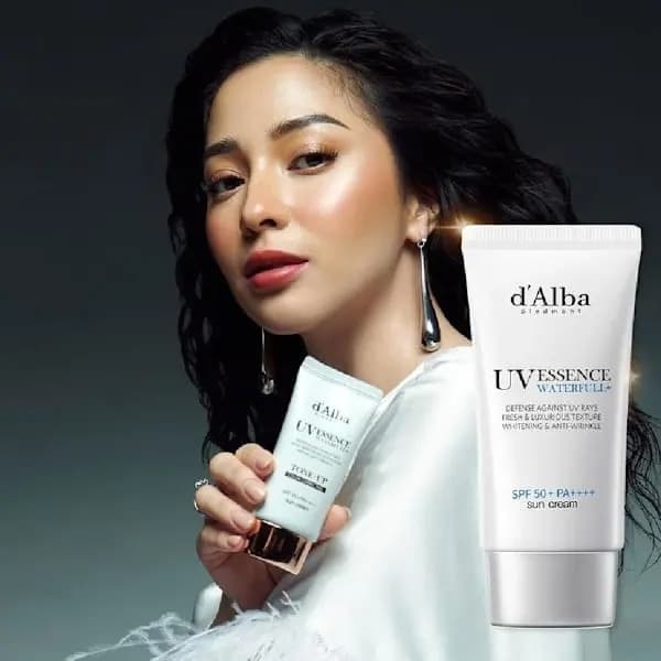 d'Alba Waterfull Pink Tone-Up Solcreme 50ml SPF 50+ PA+++