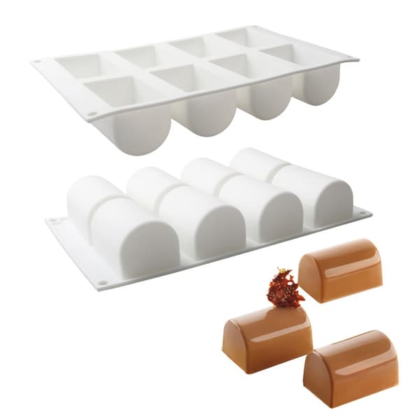 Silikonform 3D-pinneform for sjokoladetrøffel, moussekake, dessertform, DIY-bakeformer, kjøkkentilbehør
