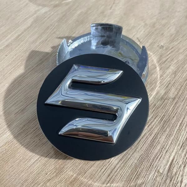 Fire anvendelige Suzuki hjulkapsler SX4 bildæk centerkapsel logoer Black - 54mm