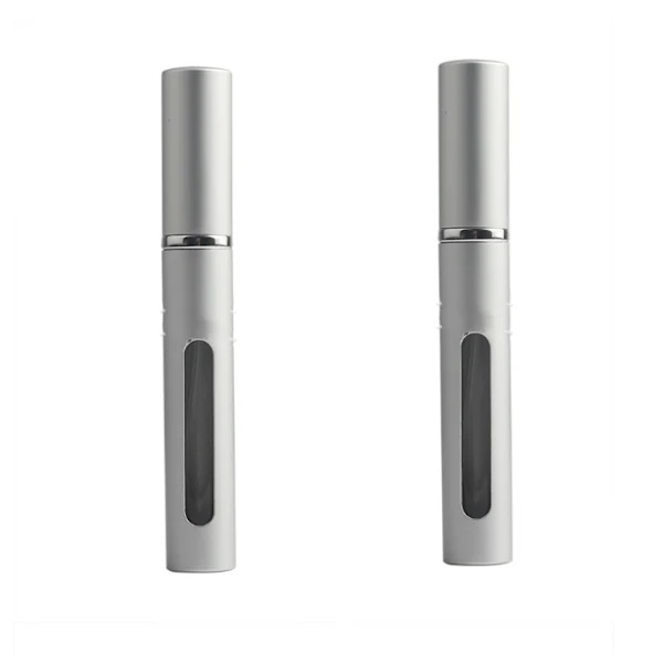 Parfymefyllingsflasker (5 ml) – 2-pakning, sølv