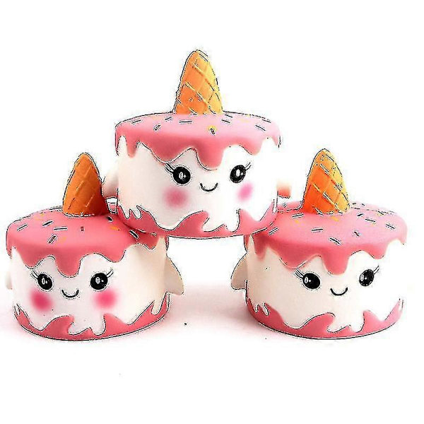 Tårtaformad Squishy Långsamt Stigande Stressavlastningsleksak