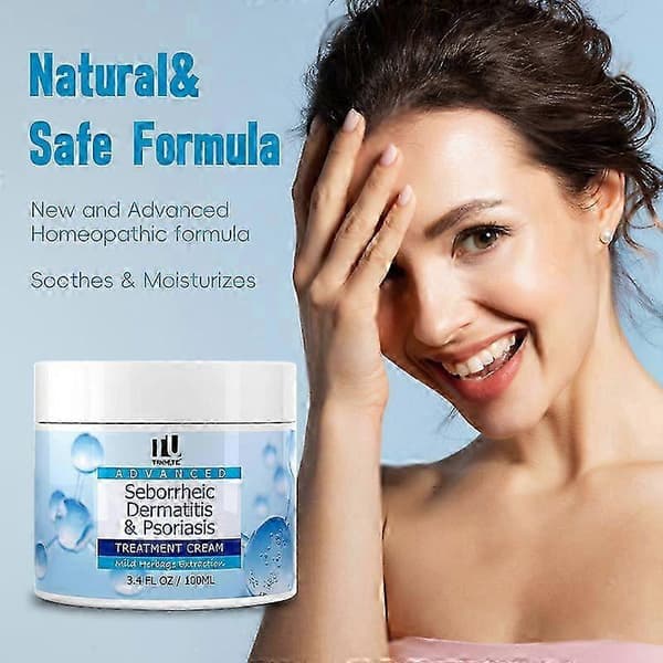 Krem mot seboreisk dermatitt, soppdrepende sjampo, hodebunnsbehandling for psoriasis 1 pc