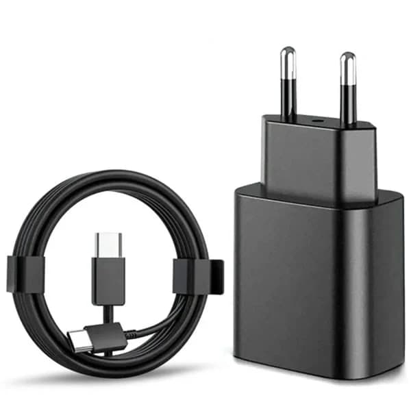 2-pack iPhone 20W snabbladdare – USB-C-adapter + datakabel, snabbladdningskit, vit (NT) 2-pack, Samsung (20W vit)