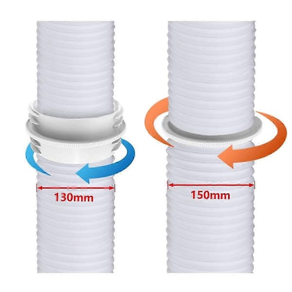 Universal 13/15CM Udstødningsrørforbinder til AC Ventilationsrørsforlænger