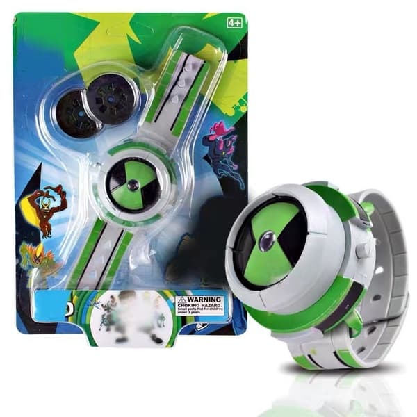Omnitrix BEN10 Actionfigur Ben Tennyson Projektionsklocka Transformerande Ljud- och Ljusdocka Smartwatch Barnfödelsedagspresent