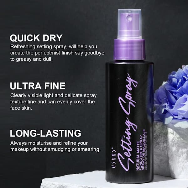 Urban Decay Setting Spray, umiddelbar matt finish, flekkfri setting spray, oljekontrollerende, svetteresistent, flekkfri, 118ml