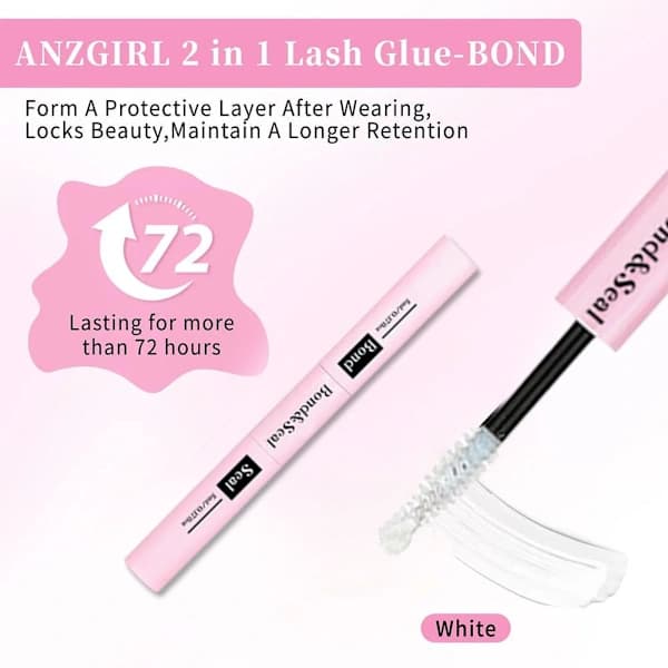 Falsk øyenvippelim Forsegling Langvarig Vanntett Øyenvippelim Øyenvippeforlengelse νр V2P1 Vippelimsbinding og forsegling 5ml Lash Glue Bond and Seal 5ml