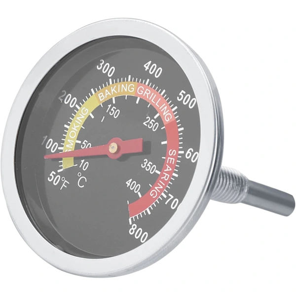 Weber BBQ Grilltermometerdeksel, Genesis 50~800℉ Grilltermometer i rustfritt stål