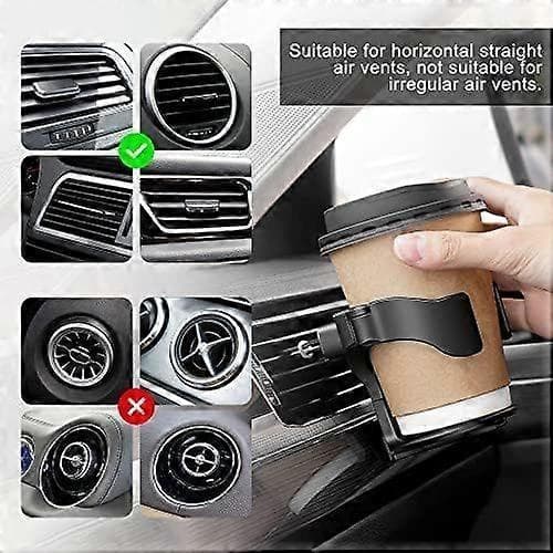Bil dryckeshållare, 2-pack bilmugghållare, universell burkdryckeshållare