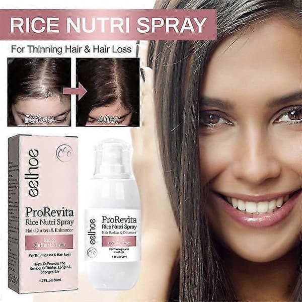 1-3X Zephta H-Regrow 2.0, Zephta Hårgenvækst, Prorevita Ris Nutri Spray, til hår 2 pcs