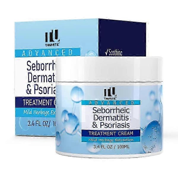 Krem mot seboreisk dermatitt, soppdrepende sjampo, hodebunnsbehandling for psoriasis 3 pcs