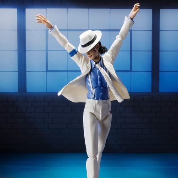 Michael Jackson Smooth Criminal Moonwalking Actionfigur Leksak; Michael Jackson MJ Thriller Ledbar Julklapp