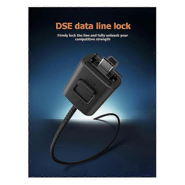 Reparationsdel stikhus til låsning af USB-kabler, kompatibel med PS5 Edge controller gamepad tilbehør.