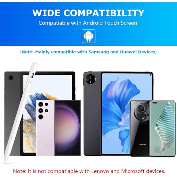 Kynä Android-kosketusnäytöille, Kynä tableteille