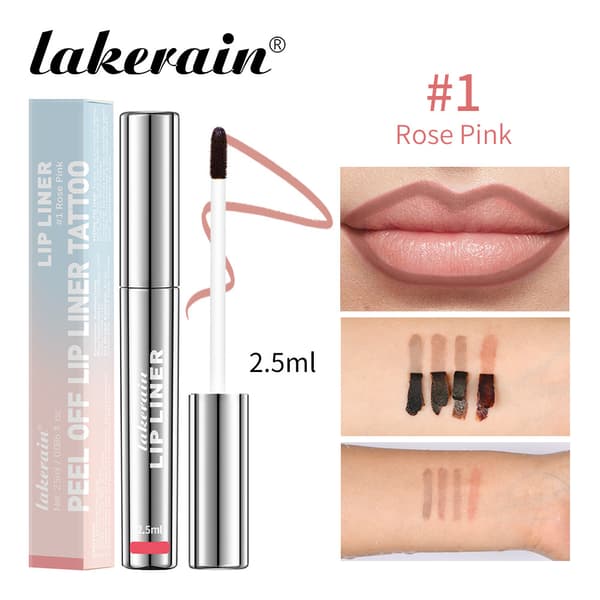 Lakerain Peel-Off Lip Liner Matt Leppeblyant 1#