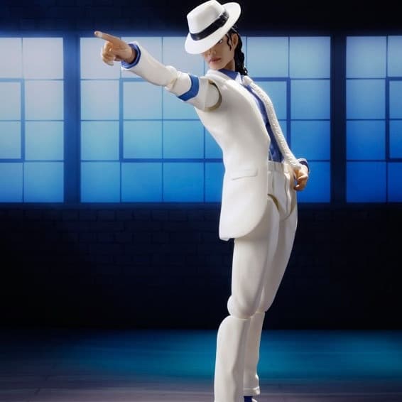 Michael Jackson Smooth Criminal Moonwalking Actionfigur Leksak; Michael Jackson MJ Thriller Ledbar Julklapp