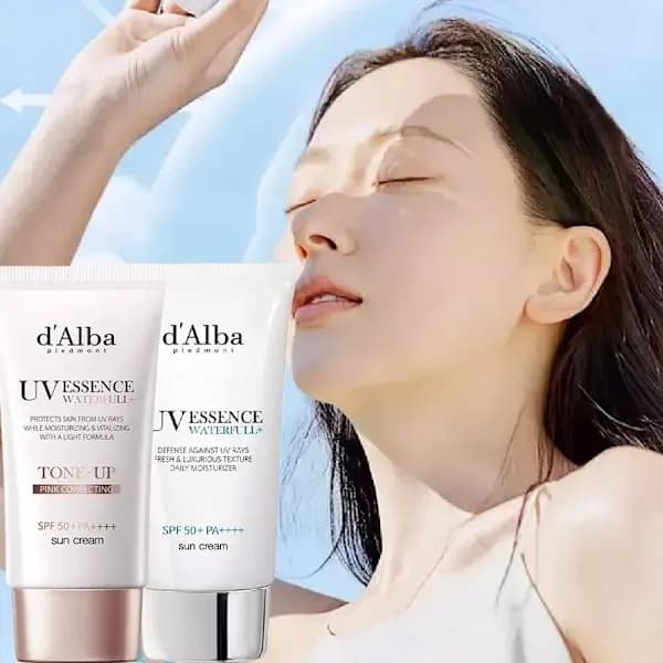 d'Alba Waterfull Pink Tone-Up Solcreme 50ml SPF 50+ PA+++